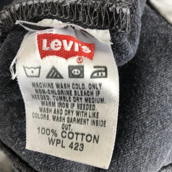 VTG Levis 501 Jeans Mens 38x32 Black FadedButton Fly Straight Leg Y2K Mexico
